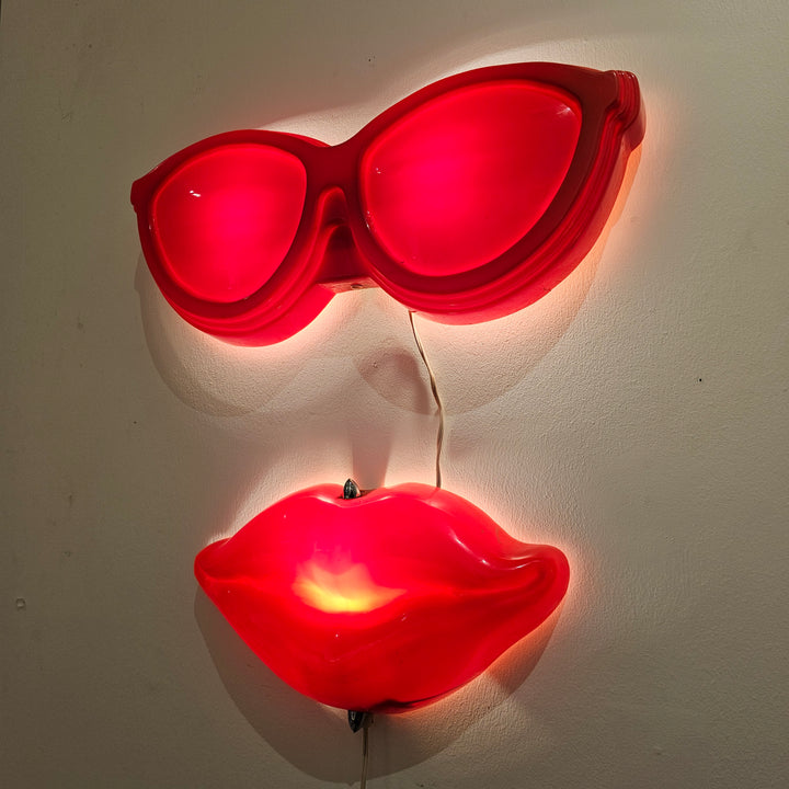 1970's Zicoli Limbach Pop Art Wall Lamp