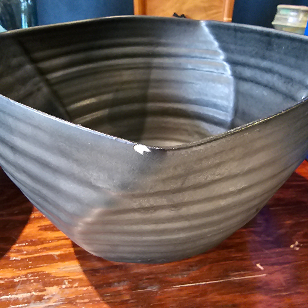 Monica Rudquist Black Serving Bowl