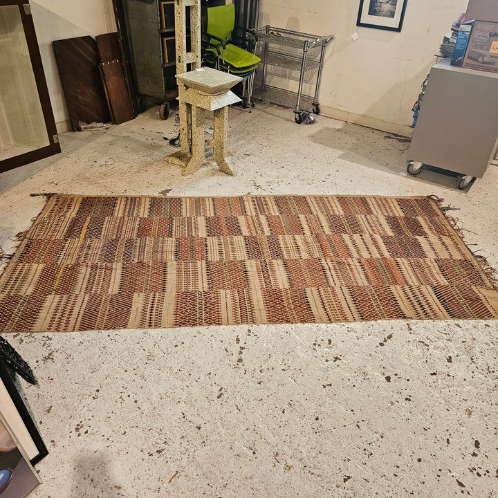 Flatweave Wool Afghan Rug
